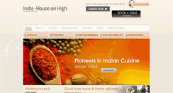 Desktop Screenshot of indiahouse.com.au